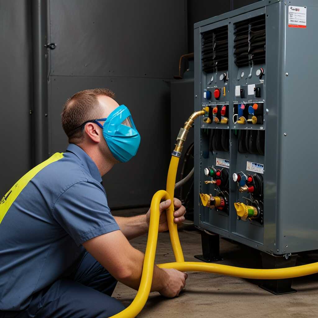 Training session with single valve refrigerant recovery machine