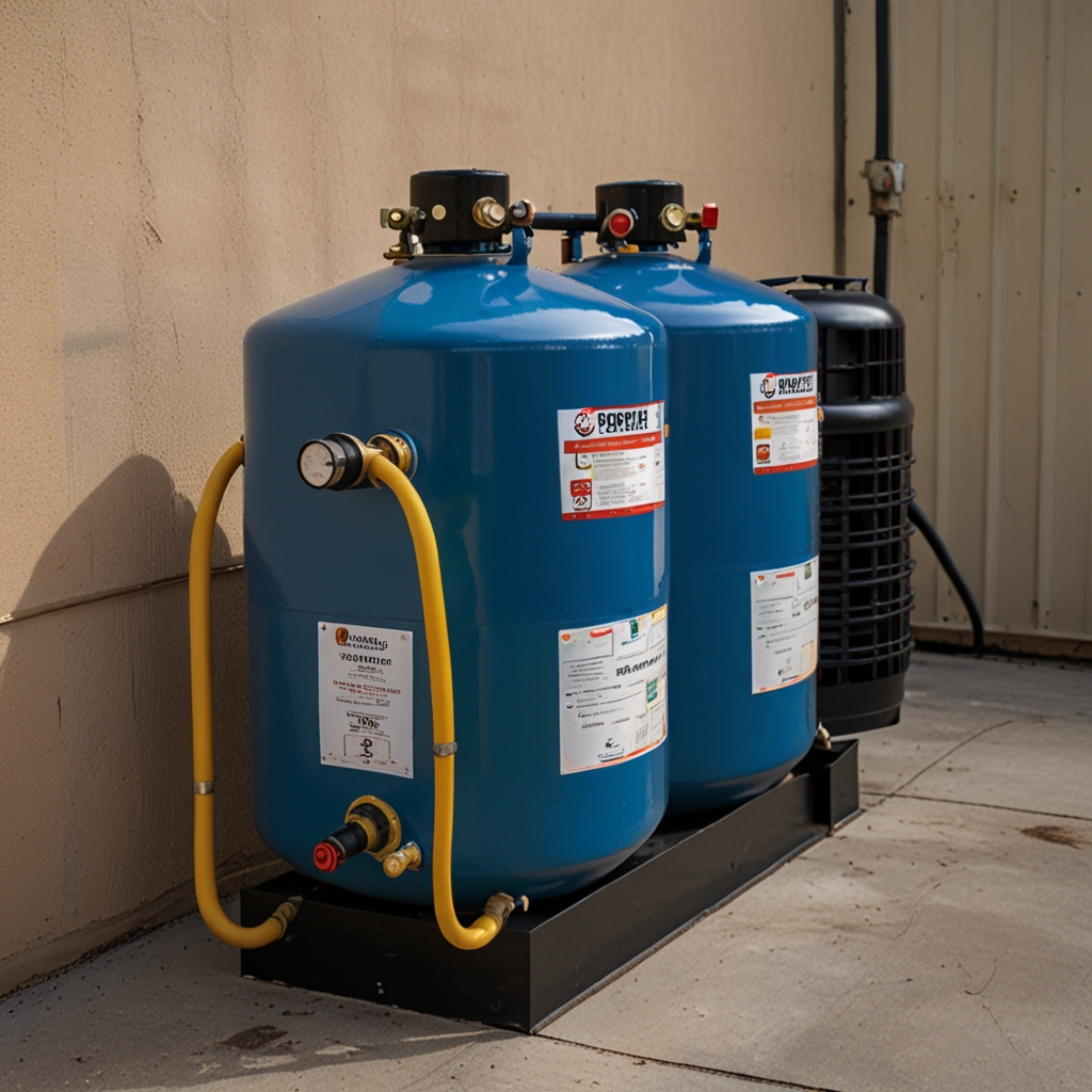 Used with Robinair (34102) refrigerant tank